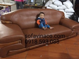 Bọc ghế sofa da tại khu đô thị Pháp Vân – Thanh Trì – Hà Nội