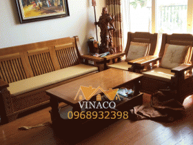 Làm đệm ghế gỗ tại Hapulico – Vũ Trọng Phụng – Thanh Xuân