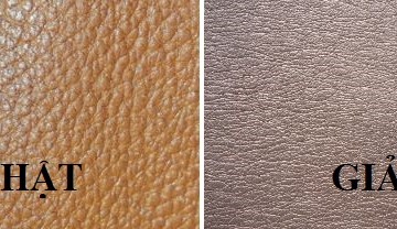 Cách phân biệt da thật da giả bọc ghế sofa