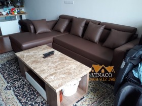 Thay đổi hoàn toàn bộ ghế sofa tại Vimeco 4 Nguyễn Chánh – bọc ghế