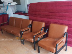 Bọc lại bộ ghế sofa vải ở Tòa A3 An Bình City 232 Phạm Văn Đồng