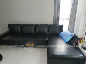 Bọc mới ghế sofa rách tại khu đô thị Quốc Oai, Hà Nội