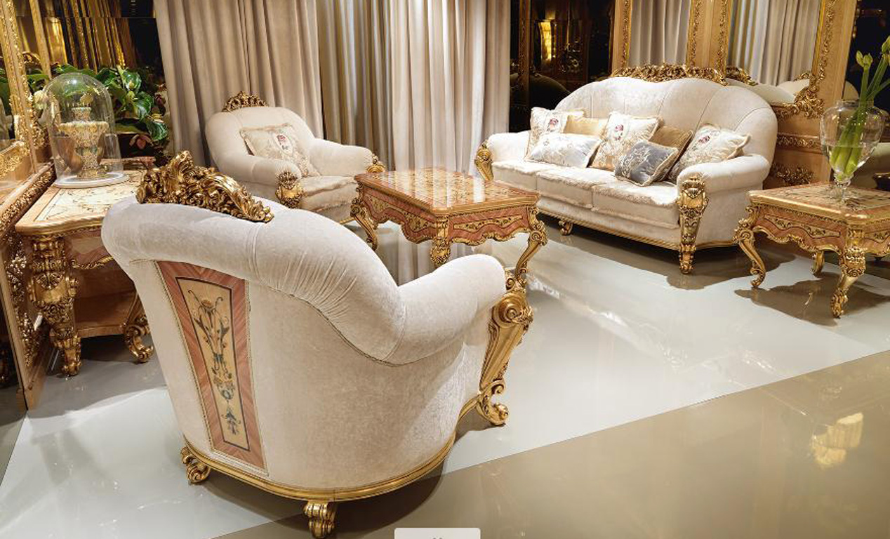 Chọn mẫu đóng ghế sofa cho phòng khách cổ điển vintage