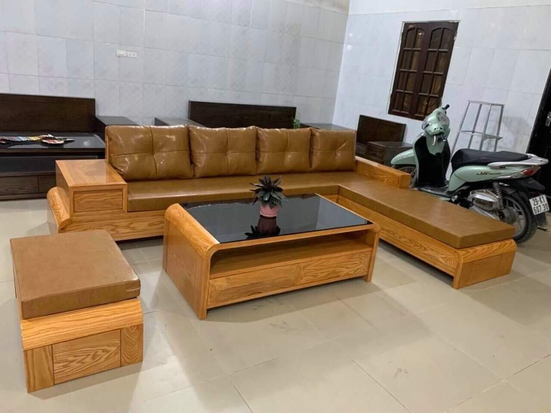 Bộ đệm ghế grandbois phù hợp với không gian và bộ ghế sofa gỗ