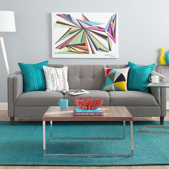 Những ý tưởng phối màu tinh tế cho ghế sofa phòng khách