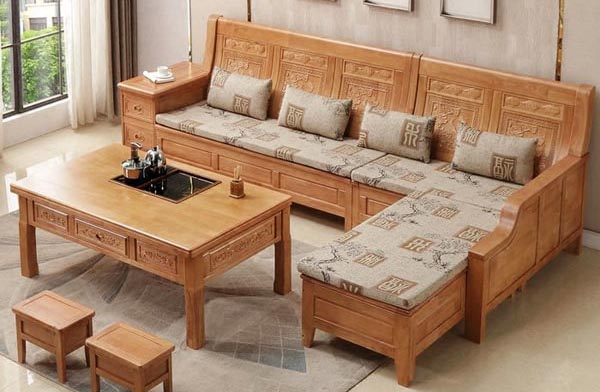 Đệm ghế gỗ và những ưu điểm giúp làm nổi bật phòng khách