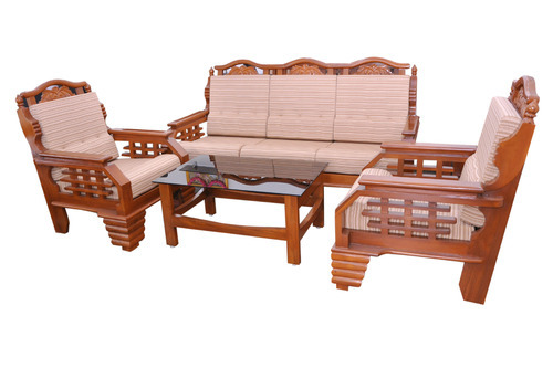 Đệm ghế sofa gỗ bọc vải nỉ
