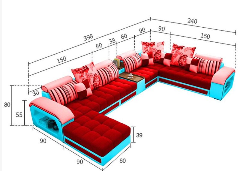 Kích thước ghế sofa tiêu chuẩn mà bạn nên biết