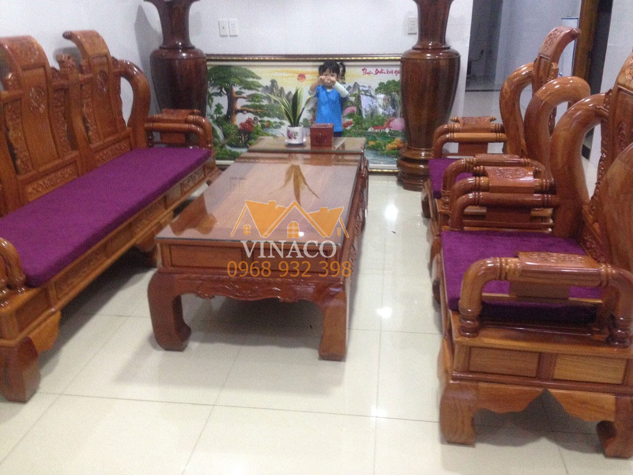 làm đệm ghế gỗ đẹp giá rẻ quận Tây Hồ Hà Nội