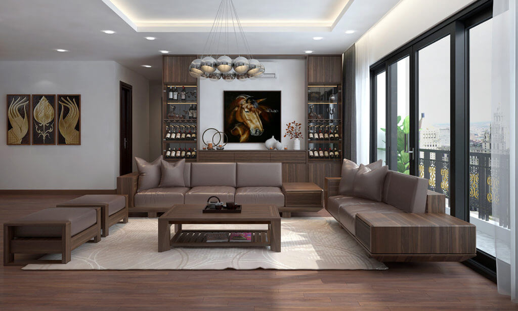 Những tiêu chí để chọn ghế sofa gỗ tốt cho phòng khách – Nội thất Vinaco