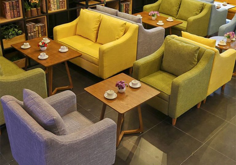 Bọc ghế sofa dành cho quán cafe