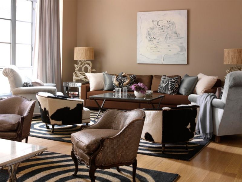 Ý tưởng phòng khách màu nâu – 10 cách đáng ngạc nhiên cho ngôi nhà của bạn
