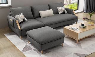 Bọc ghế sofa gỗ hiện đại tại quận 2 cho phòng khách gia đình