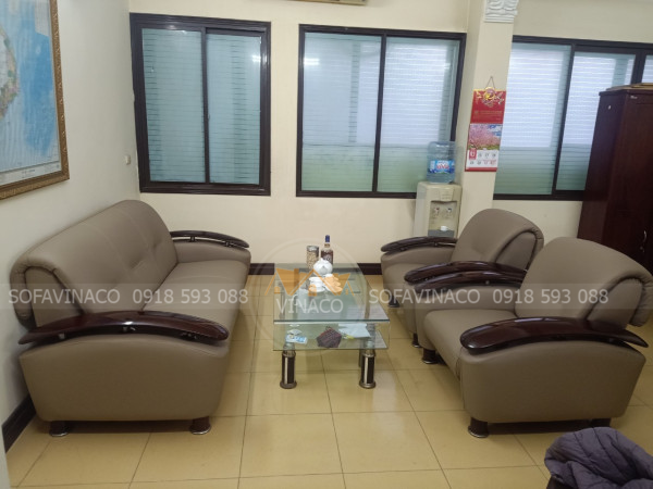 Bọc ghế sofa văn phòng lần 2 cho khách tại Hạ Đình, Thanh Xuân