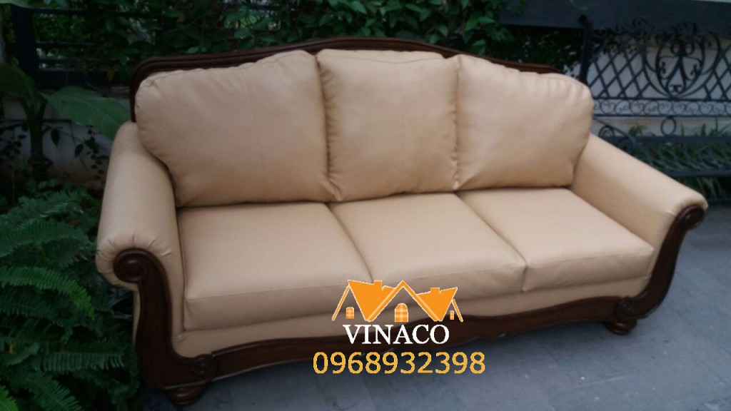 Công trình bọc ghế sofa da tại Nguyễn Kiệm, Gò Vấp