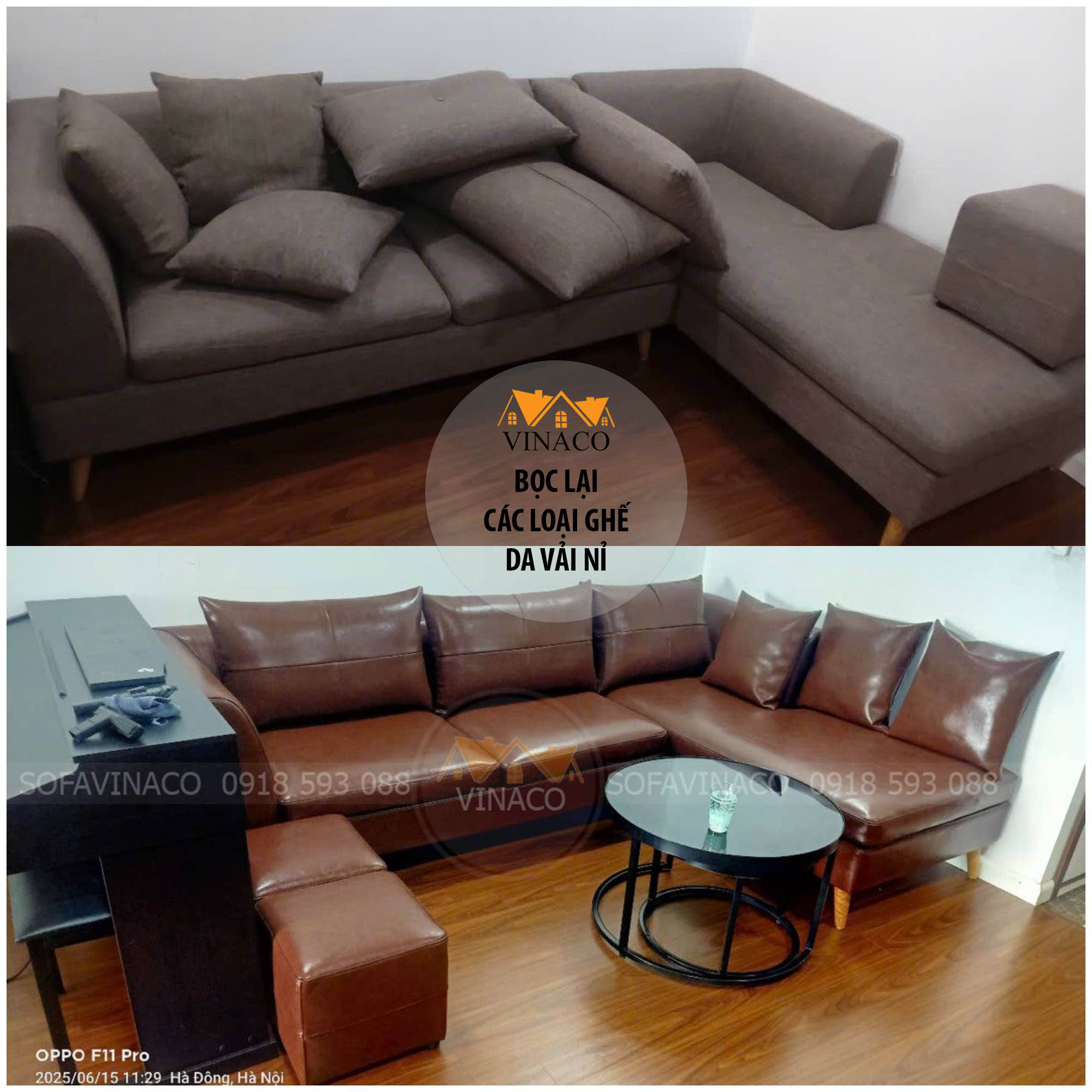 Giá dịch vụ bọc ghế sofa chữ L hiện nay là bao nhiêu?