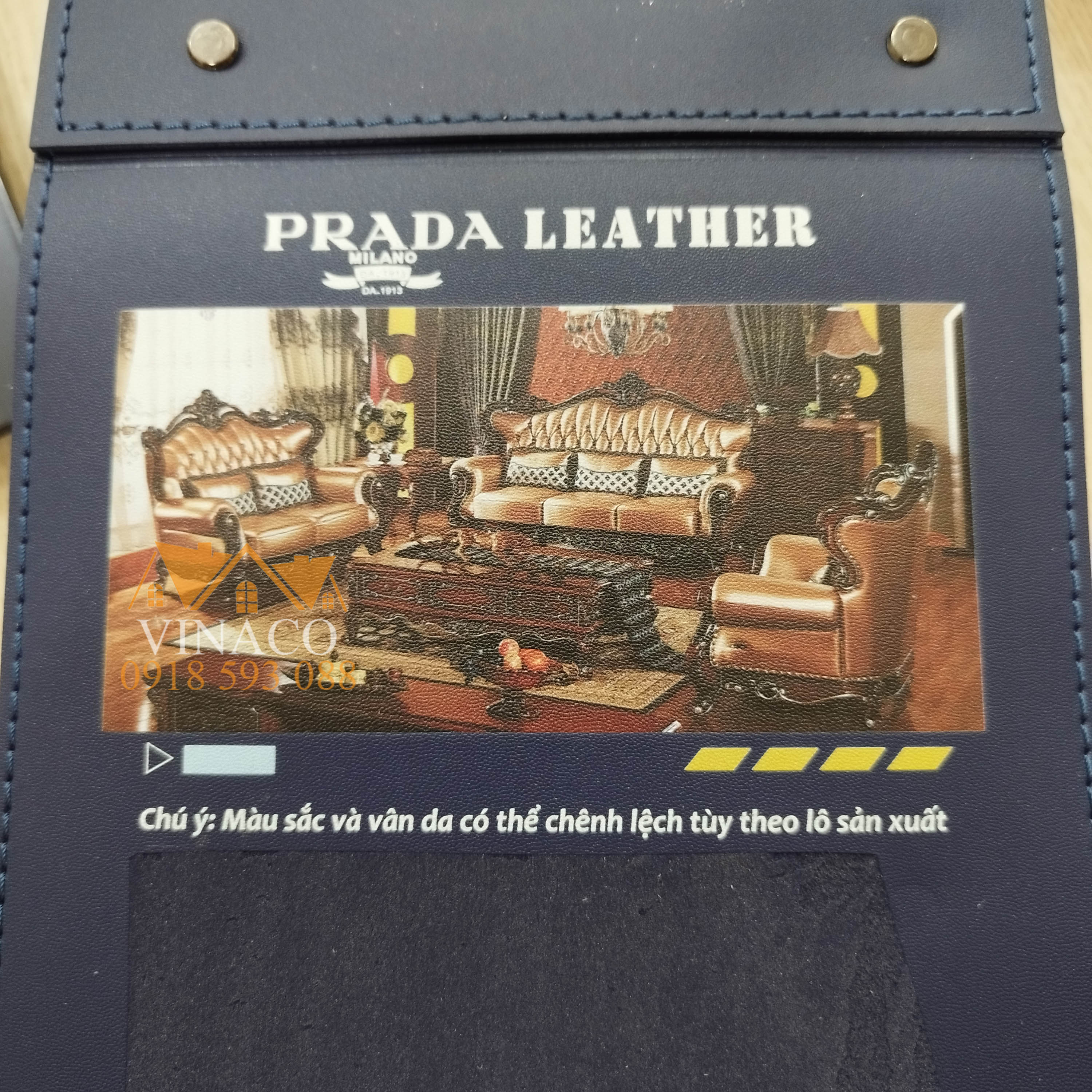 Mẫu Giả Da Cao Cấp Prada Leather – Chuyên Dùng Bọc Ghế Sofa