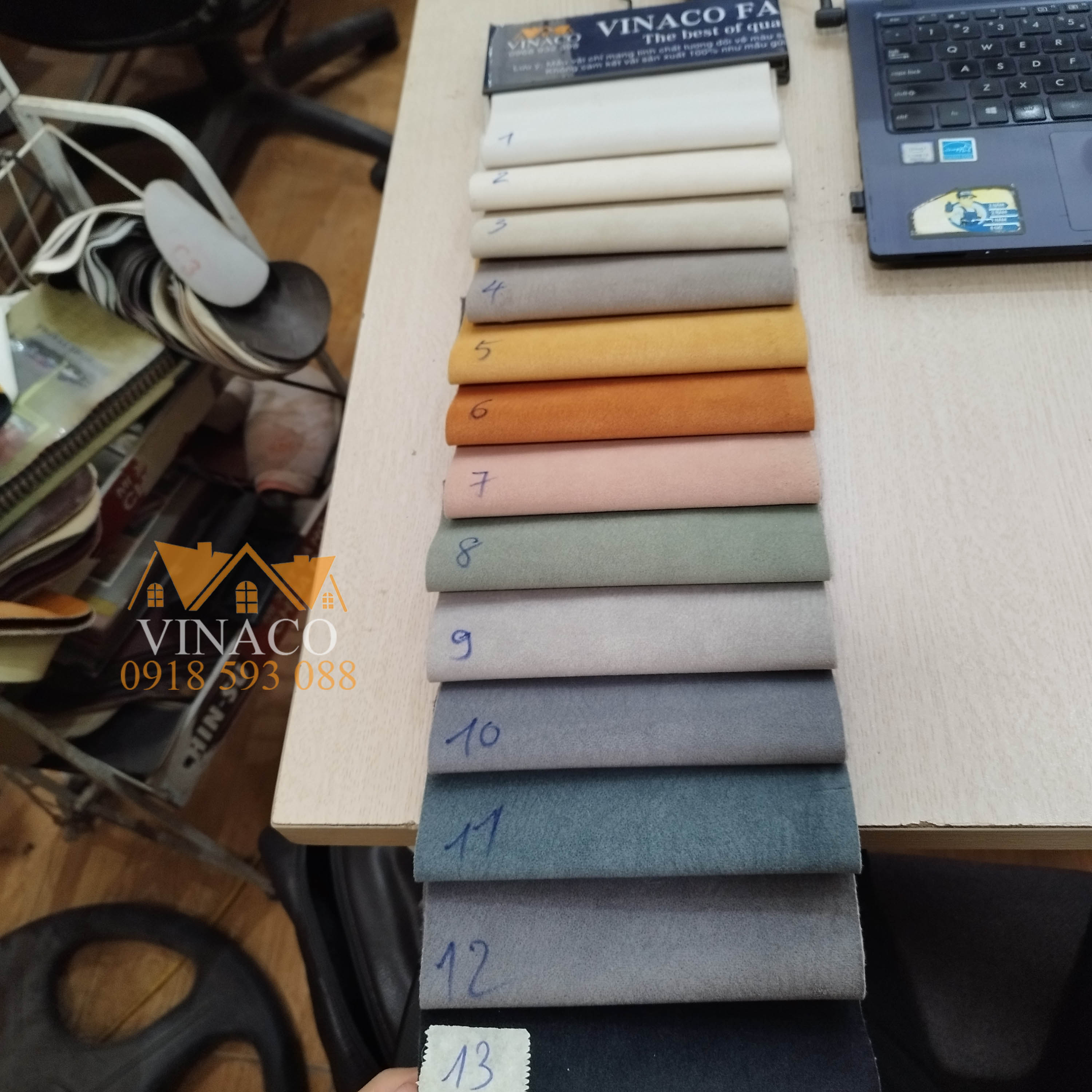 Mẫu Vải Nỉ HD355 – Chuyên Dùng Bọc Ghế Sofa Cao Cấp