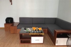 Đệm ghế sofa gỗ L – Tăng sự hấp dẫn cho phòng khách