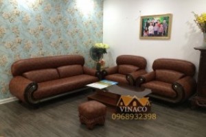 Bọc ghế sofa tại nhà chị Huyền số 61 Vũ Ngọc Phan, Láng Hạ