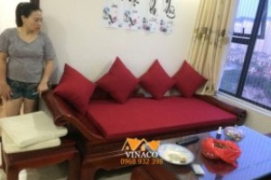 Đệm ghế quý phi cho anh Mạnh tại chung cư Green Star Phạm Văn Đồng