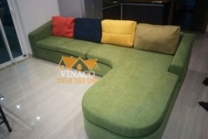 Thay đổi hoàn toàn phong cách bộ ghế sofa ở Ciputra Tây Hồ – Bọc ghế