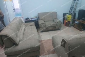 Làm mới bộ sofa da cũ rách của chị Thanh tại 29 Xã Đàn| Bọc ghế sofa