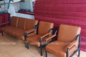 Bọc lại bộ ghế sofa vải ở Tòa A3 An Bình City 232 Phạm Văn Đồng