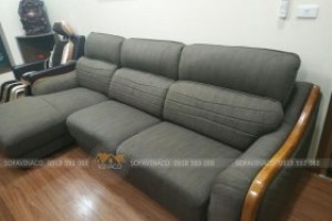 Biến sofa da thành sofa vải với dịch vụ bọc lại ghế sofa của Vinaco