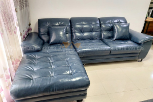 Bọc lại ghế sofa da cho khách Hàn Quốc tại Mễ Trì