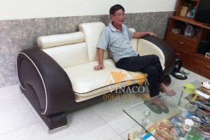 Bọc lại ghế sofa da tại đường Nguyễn Văn Luông quận 6
