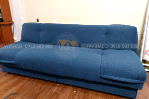 Bọc lại ghế sofa vải cho khách hàng tại Hoàng Mai