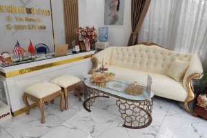 Bọc lại ghế sofa văng kiểu cổ điển