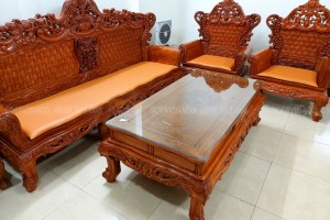 Đệm ghế Hoàng Gia mút dày 3cm cho khách tại Hà Đông