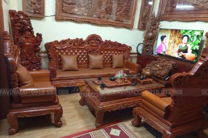 Hoàn thiện bộ đệm cốt gỗ cho khách hàng tại Quảng Ninh