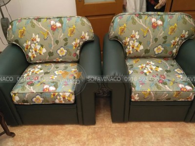 Công trình bọc lại ghế sofa cho nhà anh Nam tại quận Ba Đình