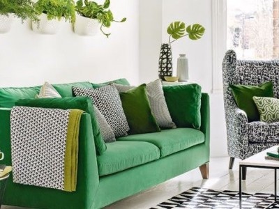 Ghế sofa gam màu xanh xu hướng mới được ưa chuộng nhất hiện nay