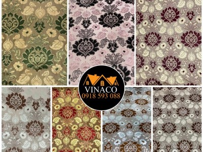 Một số mẫu vải hoa văn cổ điển mới nhất của Vinaco