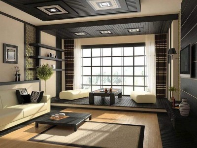 Thiết kế phòng khách theo phong cách Á Đông