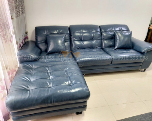 Bọc lại ghế sofa da cho khách Hàn Quốc tại Mễ Trì