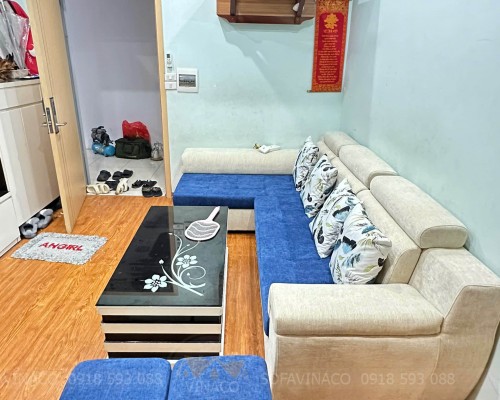 Bọc Lại Ghế Sofa Vẫn Giữ Nguyên Màu Vải Cũ Ở Định Công
