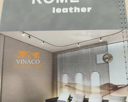 Mẫu da Rome mới cao cấp chuyên dùng bọc sofa