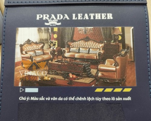 Mẫu Giả Da Cao Cấp Prada Leather – Chuyên Dùng Bọc Ghế Sofa