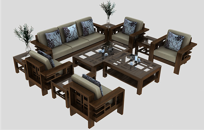 Tổng hợp một số mẫu đệm ghế sofa gỗ đẹp hiện đại