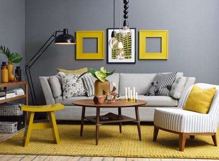  5 cách phối màu cho nội thất phòng khách đẹp hơn
